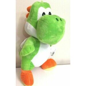 Large 11'' Green Yoshi. Super Mario  Plush Nintendo Toy .New w/tag. Official